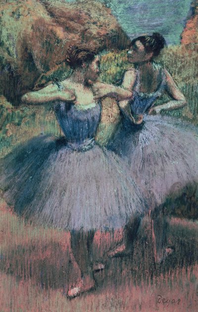 Dancers in Violet by Edgar Degas